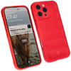 Pancerne etui Bizon Case Tur do iPhone 16 Pro Max, czerwone