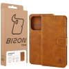 Etui z klapką Bizon Case Pocket do OnePlus 15, brązowe