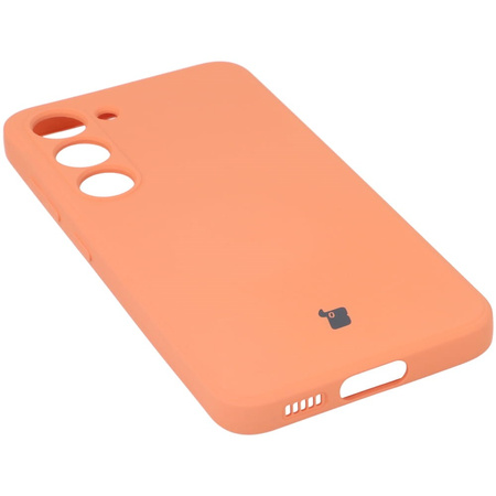 Etui Bizon Case Silicone Sq do Galaxy S23, pomarańczowe