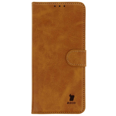 Etui z klapką Bizon Case Pocket do Xperia 1 VII, brązowe