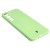 Etui Bizon Case Silicone Sq do Galaxy S24 Plus, jasnozielone