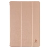 Etui z klapką Bizon Case Tab Croc do Galaxy Tab A11 Plus / A9 Plus, różowozłote