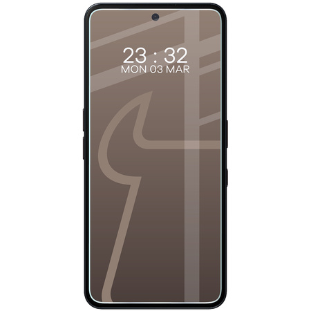 Elastyczne szkło hybrydowe Bizon Glass Mule do Nothing Phone (3a)