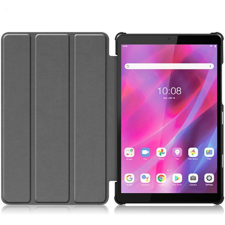 Etui Bizon Case Tab Croc do Lenovo Tab M8 Gen 3, ciemnozielone