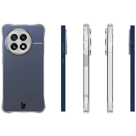Elastyczne etui + 2x szkło Bizon Case Clear Pack do OnePlus 13R, przezroczyste