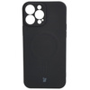 Etui silikonowe z pierścieniem magnetycznym Bizon Case Silicone Magnetic do iPhone 13 Pro Max, czarne