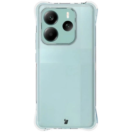Elastyczne etui + 2x szkło hartowane Bizon Case Clear Pack do Xiaomi Redmi Note 14 5G