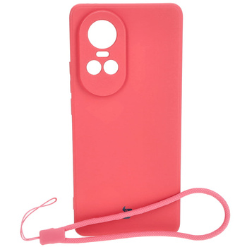Etui Bizon Case Silicone Sq do Oppo Reno 10 5G, brudny róż