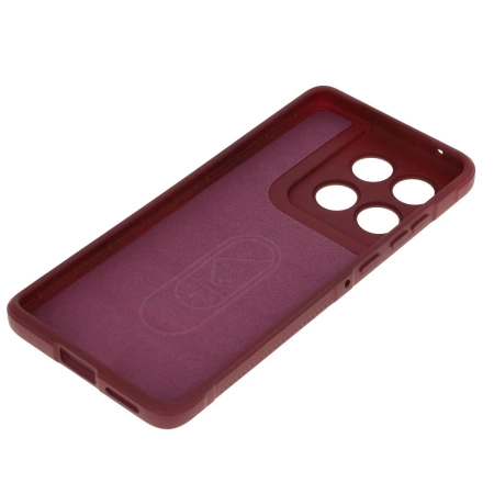 Pancerne etui Bizon Case Tur do Motorola Edge 60 / 60 Fusion, burgundowe