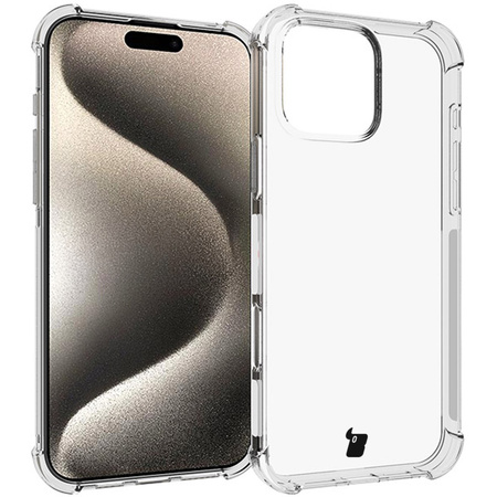 Elastyczne etui Bizon Case Salpa do iPhone 16 Pro Max przezroczyste