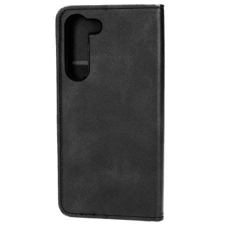 Etui z klapką Bizon Case Pocket Pro do Galaxy S23 Plus, czarne