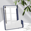 Etui Bizon Case Tab Clear Matt do Galaxy Tab S10 Lite / S10 FE / S9 / S9 FE, granatowe