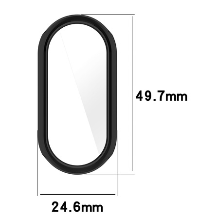 Etui Bizon Case Watch Felipe do Xiaomi Mi Smart Band 8, różowozłote