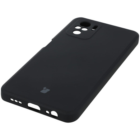 Etui Bizon Case Silicone Sq do Xiaomi Poco M5S / Redmi Note 10/10S, czarne