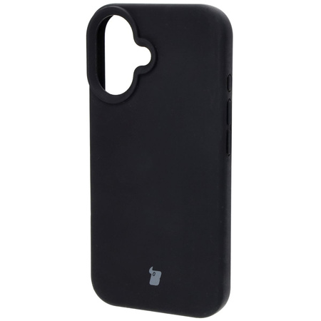 Silikonowe etui Bizon Soft Case do iPhone 16, czarne