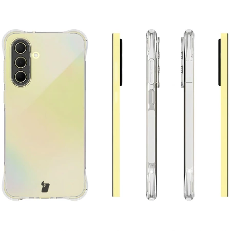 Elastyczne etui + 2x szkło hartowane Bizon Case Clear Pack do Galaxy A36 5G