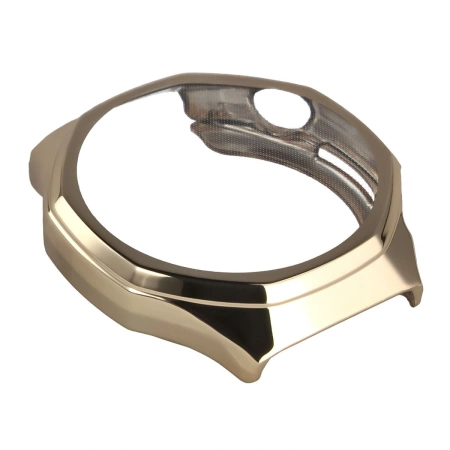 Etui z osłoną ekranu Bizon Case Watch Felipe do Huawei Watch GT6 Pro 46 mm, złote