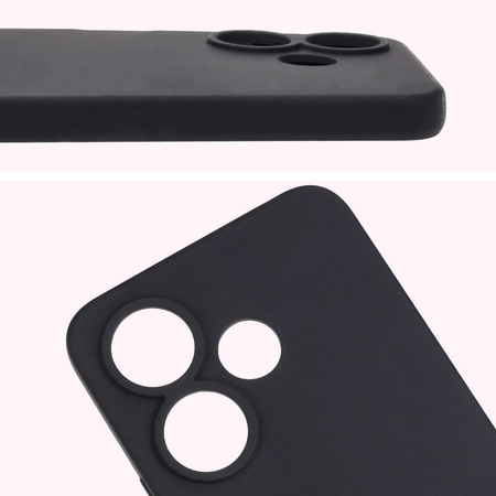 Silikonowe etui Bizon Soft Case do Xiaomi Redmi 13 4G, czarne