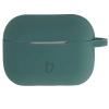 Silikonowe etui z karabińczykiem Bizon Case Headphone Silicone do AirPods Pro 2, ciemnozielone 