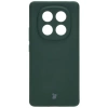 Silikonowe etui Bizon Soft Case do Xiaomi Redmi Note 14 Pro 4G, ciemnozielone