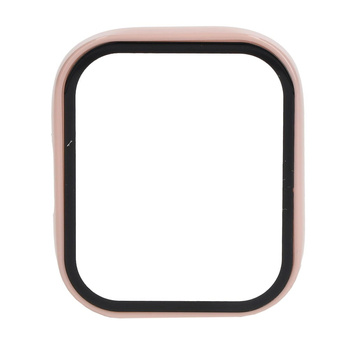 Etui Bizon Case+Glass Set do Xiaomi Redmi Watch 3, różowe