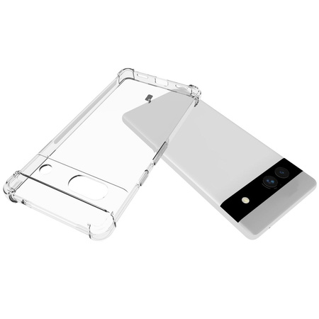 Elastyczne etui Bizon Case Salpa do Google Pixel 7A, przezroczyste