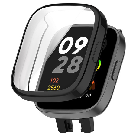 Etui Bizon Case Watch Felipe do Xiaomi Redmi Watch 3, czarne