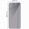 Prywatyzujące szkło hartowane Bizon Glass Clear Shadow Duo do iPhone 16 Pro Max, przyciemniane, 2 sztuki
