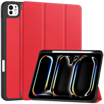 Etui Bizon Case Tab Lizard do iPad Pro 11" 2025 / 2024, czerwone