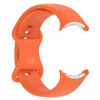 Silikonowy pasek Bizon Strap Watch Silicone S do Google Pixel Watch 4/3 (45mm), pomarańczowy