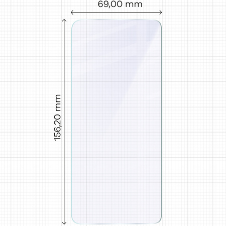 Elastyczne szkło hybrydowe Bizon Glass Mule do Infinix Hot 40i