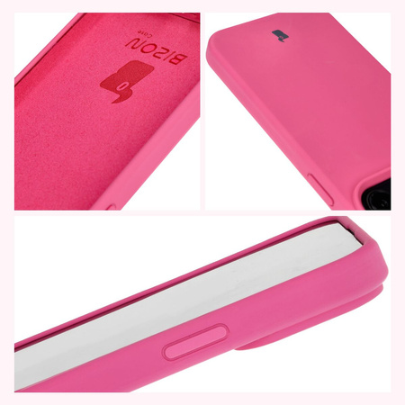 Etui silikonowe Bizon Soft Case do iPhone 15 Pro Max, fuksja