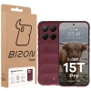 Pancerne etui Bizon Case Tur do Xiaomi 15T Pro, burgundowe