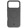 Silikonowe etui z pierścieniem magnetycznym Bizon Soft Case Magnetic do iPhone 17 Pro Max, grafitowe