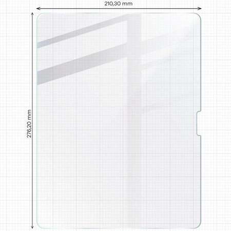 Folia imitująca papier Bizon Film Tab Papirus do iPad Air 13" 2025 / 2024, 2 sztuki