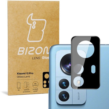 Szkło na aparat Bizon Glass Silk Lens dla Xiaomi 12 Pro, 2 sztuki