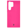 Silikonowe etui Bizon Soft Case do Galaxy S23 Ultra, neonowo-różowe