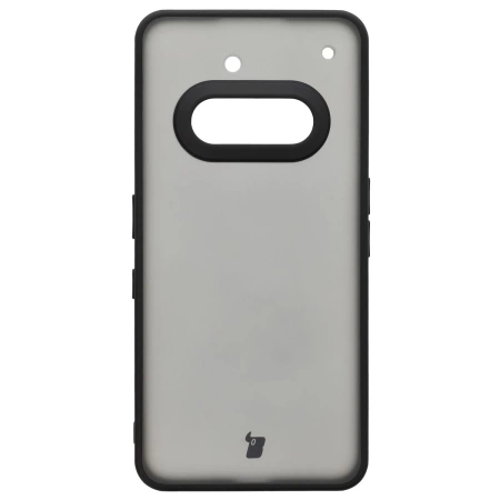 Etui Bizon Case Angelo do Nothing Phone (3a), półprzezroczyste z czarną ramką