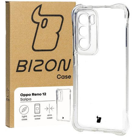 Elastyczne etui Bizon Case Salpa do Oppo Reno 12, przezroczyste