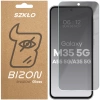 Prywatyzujące szkło hartowane Bizon Glass Clear Shadow do Galaxy M35 5G / A55 5G / A35 5G, przyciemniane