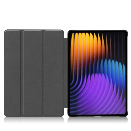 Etui z klapką Bizon Case Tab Croc do Xiaomi Pad 7 / 7 Pro, czerwone