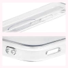 Etui z pierścieniem magnetycznym Bizon Case CrystalO do Xiaomi POCO F7, przezroczyste