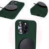 Silikonowe etui Bizon Soft Case do iPhone 14 Pro Max, ciemnozielone