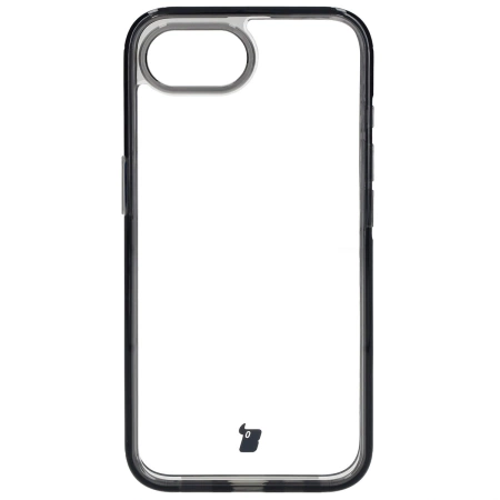 Etui Bizon Case Halo do iPhone 16e, przydymione-czarne