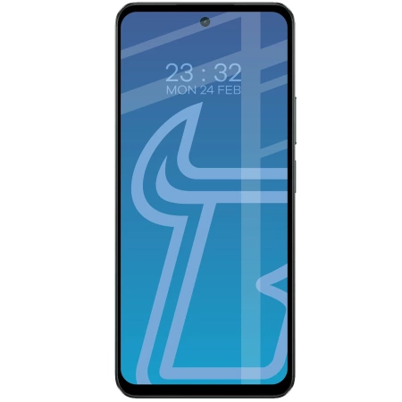 Szkło hartowane Bizon Glass Edge Duo do Realme C71 4G, czarna ramka, 2 sztuki