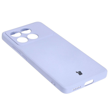 Etui Bizon Case Silicone Sq do Xiaomi Poco X6 Pro, jasnofioletowe