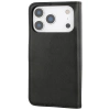 Etui z klapką Bizon Case Pocket do iPhone 17 Pro, czarne