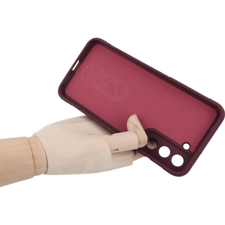 Pancerne etui Bizon Case Tur do Galaxy S22 Plus, burgundowe