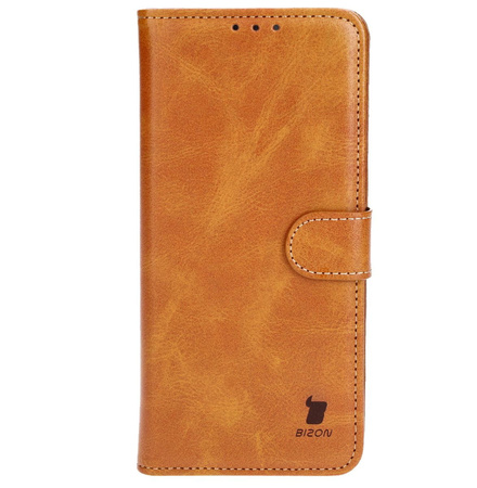 Etui z klapką Bizon Case Pocket do Oppo A58 4G, brązowe