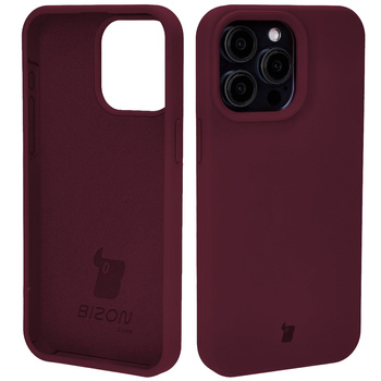 Etui silikonowe Bizon Soft Case do iPhone 15 Pro Max, ciemnofioletowe